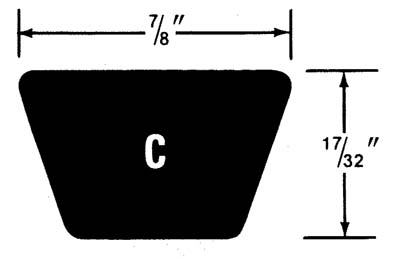 C Belt Dimensions